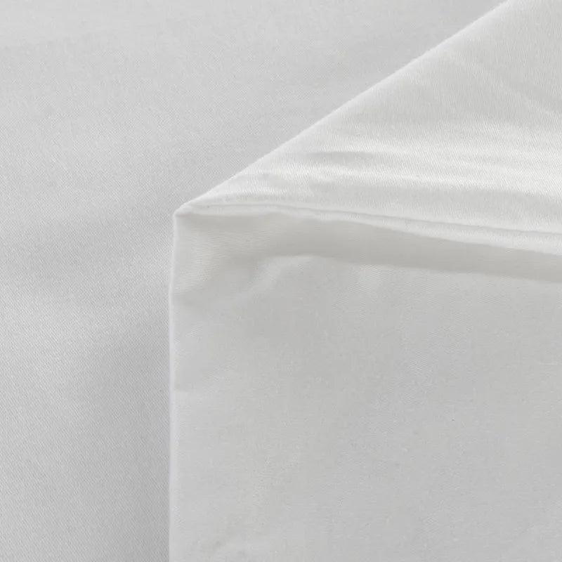 800TC White Egyptian Cotton Hotel Style Duvet Cover stitching - Fluffyslip