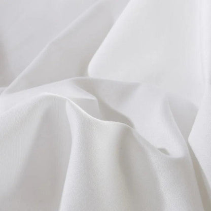 800TC White Egyptian Cotton Hotel Style Duvet Cover Set Premium Stitching - Fluffyslip