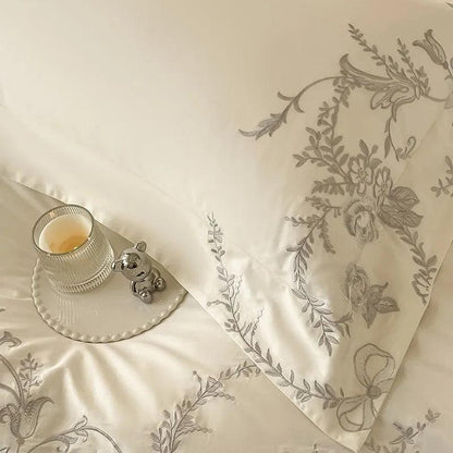Blossom Beauty 1000TC Egyptian Cotton Duvet Cover Set - Fluffyslip