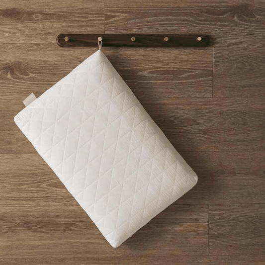 Cotton Case Memory Foam Neck Pillow - Fluffyslip