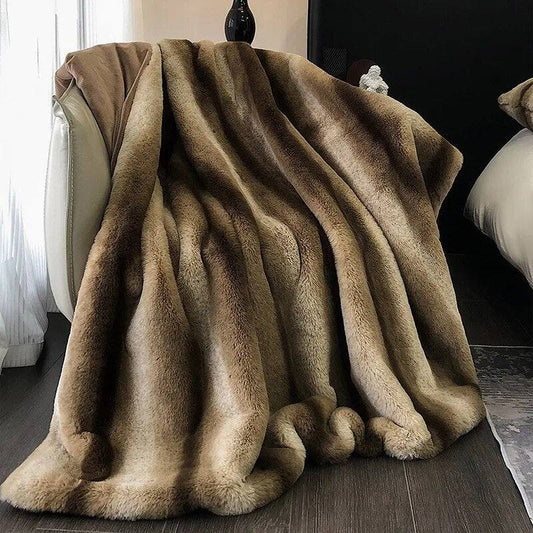 Luxury Faux Fox Blanket - Fluffyslip