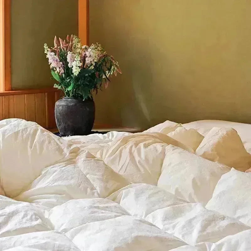 Natural Plant Fiber Quilted Duvet Insert - Fluffyslip