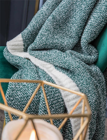 Serene Wrap Office Knitted Throw Blanket