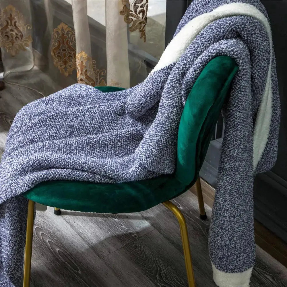 Serene Wrap Office Knitted Throw Blanket