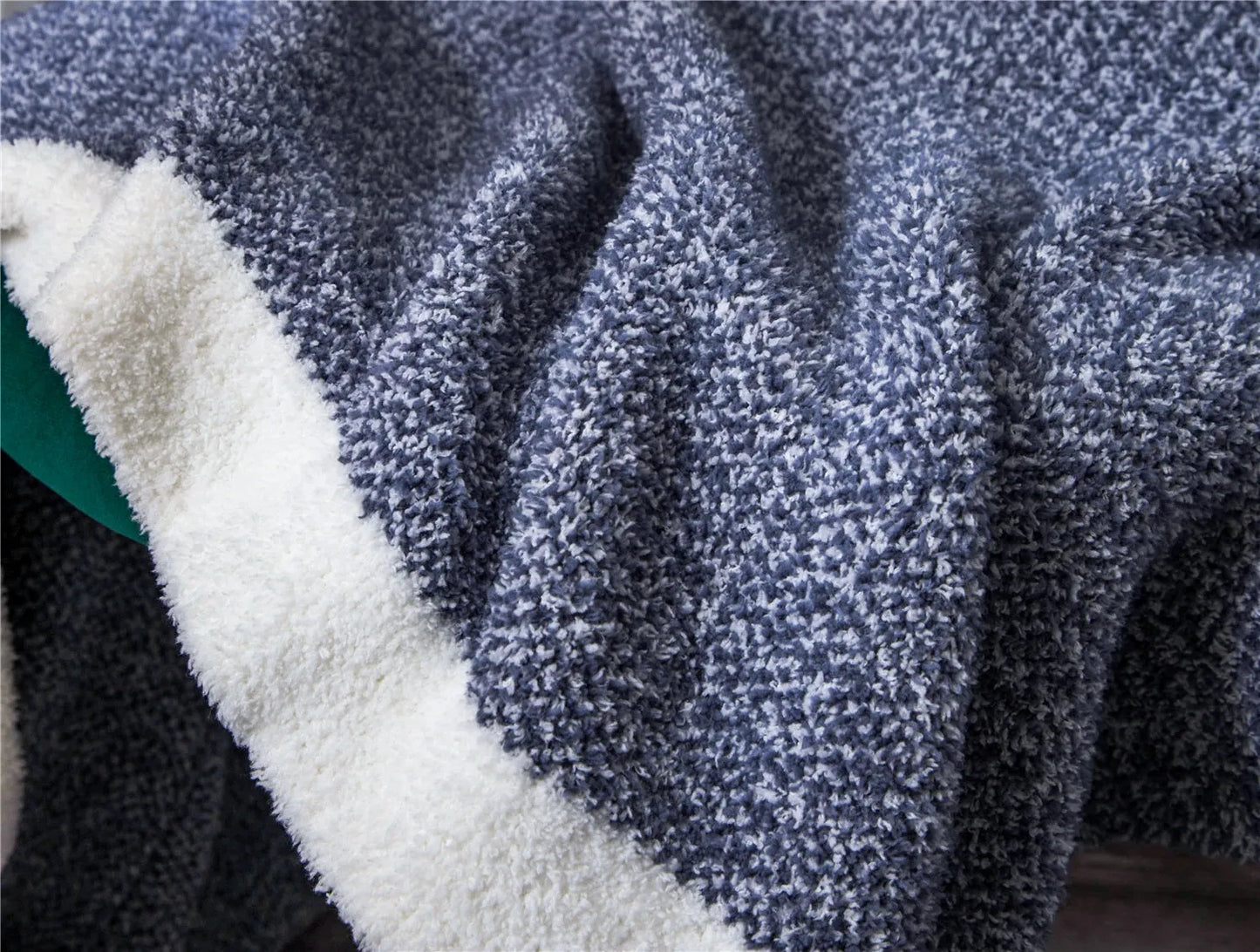 Serene Wrap Office Knitted Throw Blanket