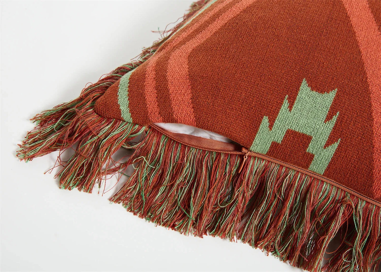 Tribal Loom Cotton Throw Pillowcase