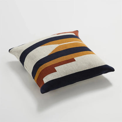 Tranquil Color Stripe Throw Pillowcase