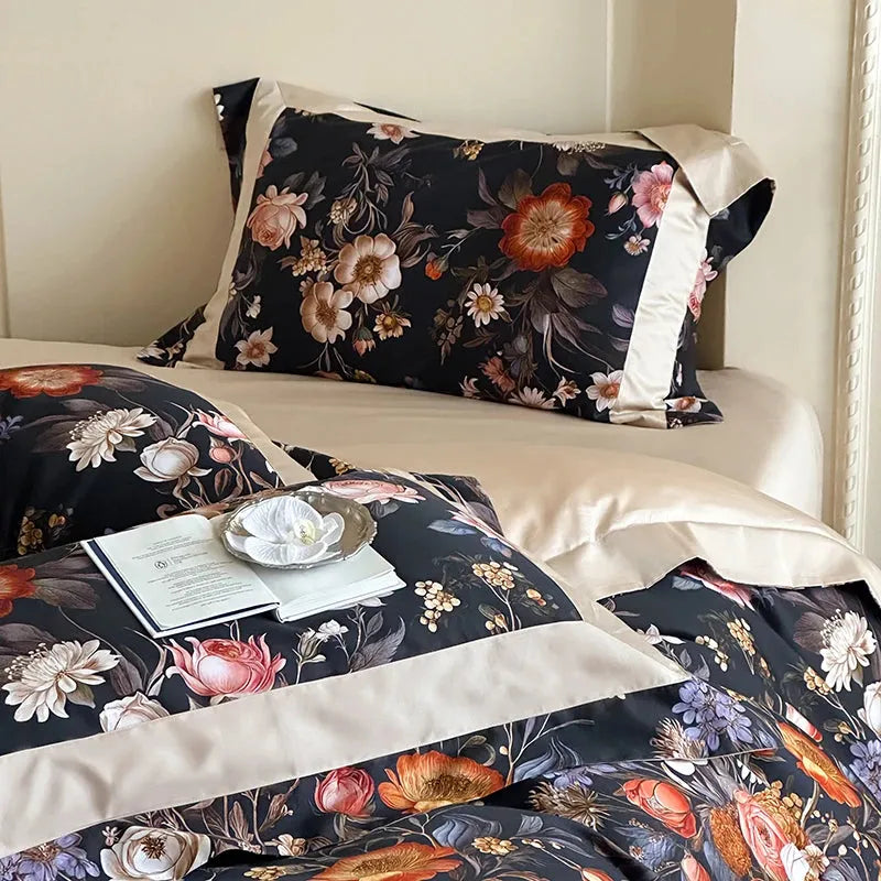 Botanical Bliss Egyptian Cotton Duvet Cover Set