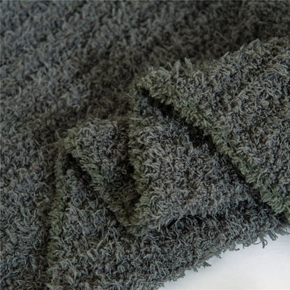 Misty Plush Fluffy Microfiber Throw Blanket