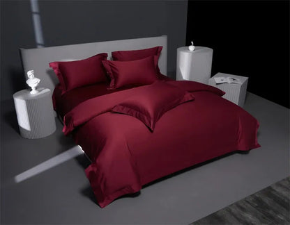 Burgundy Royale Egyptian Cotton Set