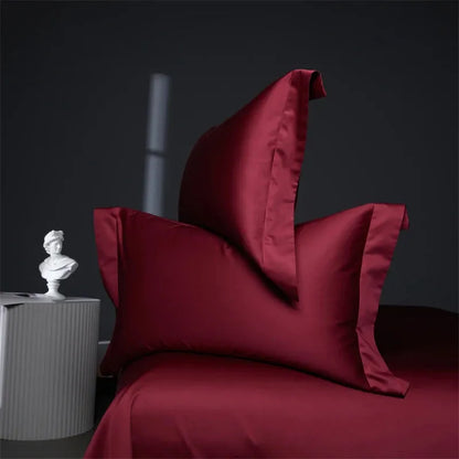 Burgundy Royale Egyptian Cotton Set