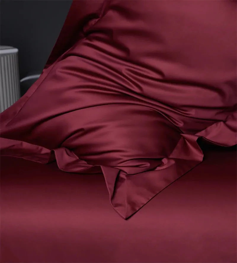 Burgundy Royale Egyptian Cotton Set