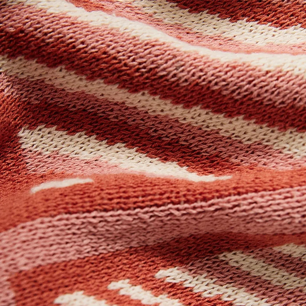 Breezy Stripe Plaid Throw Blanket