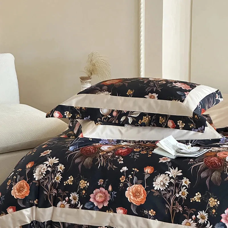 Botanical Bliss Egyptian Cotton Duvet Cover Set