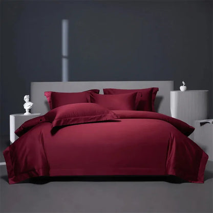 Burgundy Royale Egyptian Cotton Set