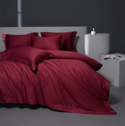 Burgundy Royale Egyptian Cotton Set