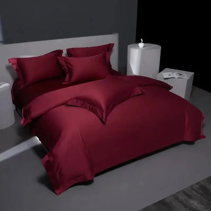 Burgundy Royale Egyptian Cotton Set