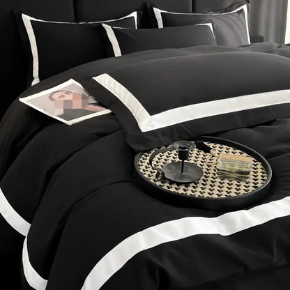 Ashley Square Brushed Microfiber Duvet Cover Set - Fluffyslip