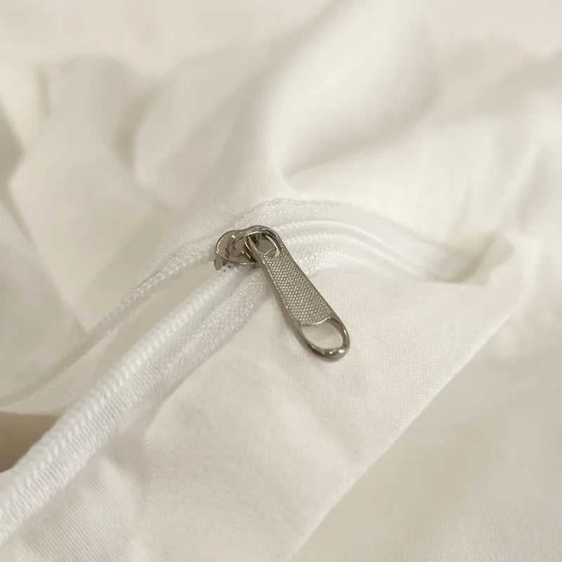 Ashley Square Brushed Microfiber Duvet Cover Set - Fluffyslip