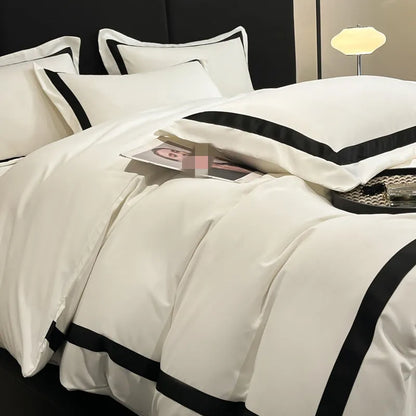 Ashley Square Brushed Microfiber Duvet Cover Set - Fluffyslip