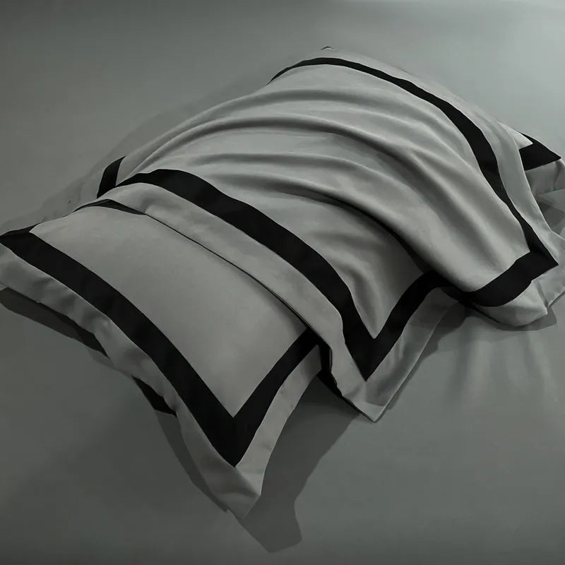 Ashley Square Brushed Microfiber Duvet Cover Set - Fluffyslip