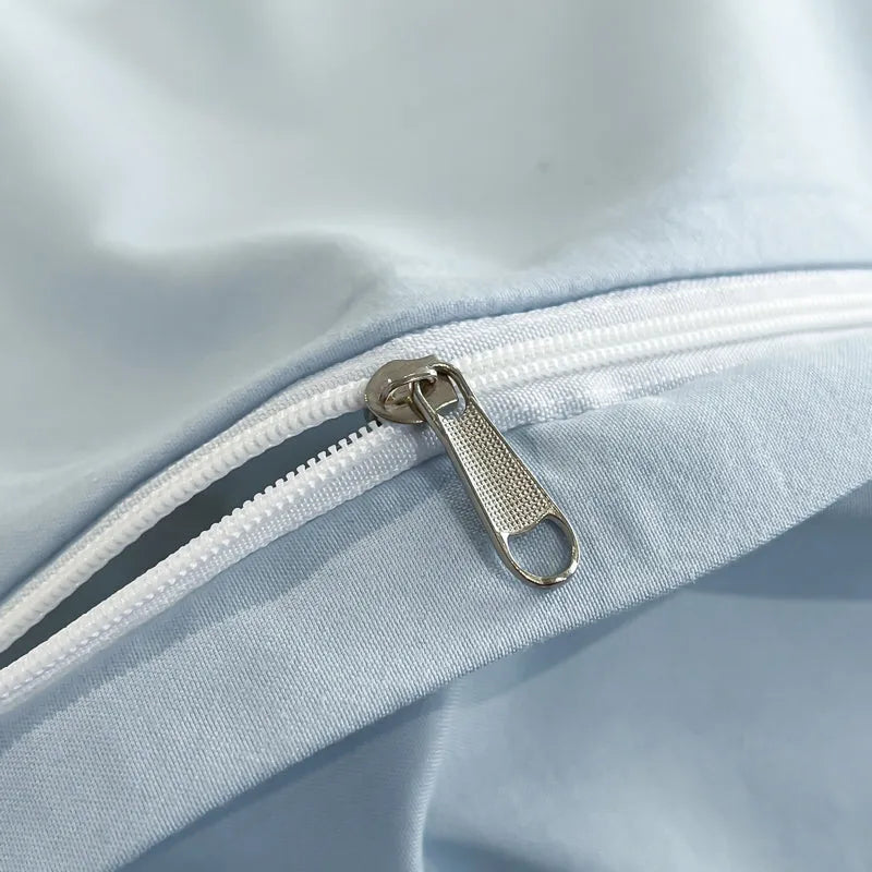 Ashley Square Brushed Microfiber Duvet Cover Set - Fluffyslip