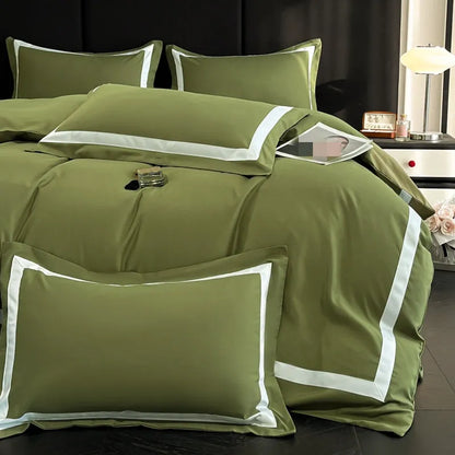 Ashley Square Brushed Microfiber Duvet Cover Set - Fluffyslip