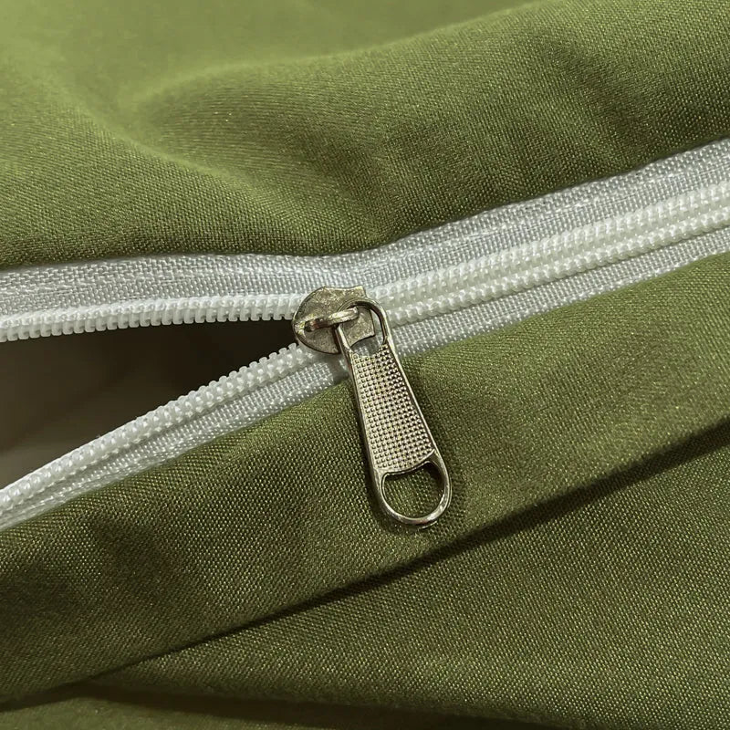 Ashley Square Brushed Microfiber Duvet Cover Set - Fluffyslip