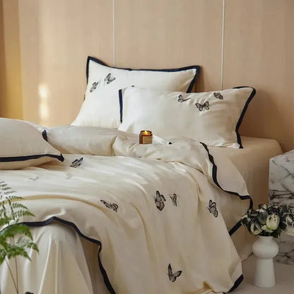 Awakening Butterfly Lyocell Duvet Cover Set - Fluffyslip