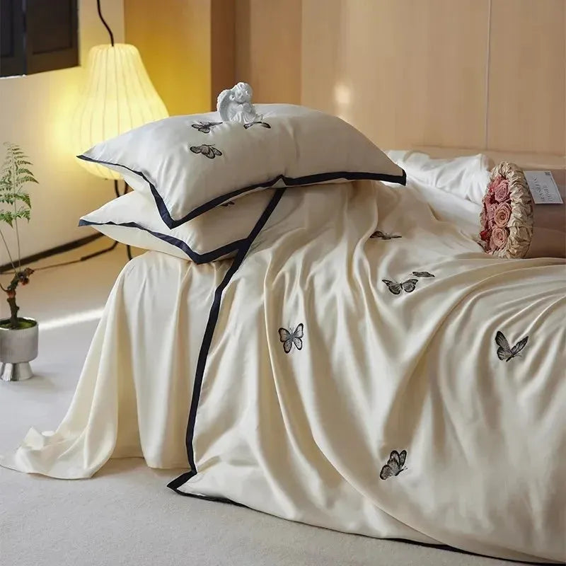 Awakening Butterfly Lyocell Duvet Cover Set - Fluffyslip