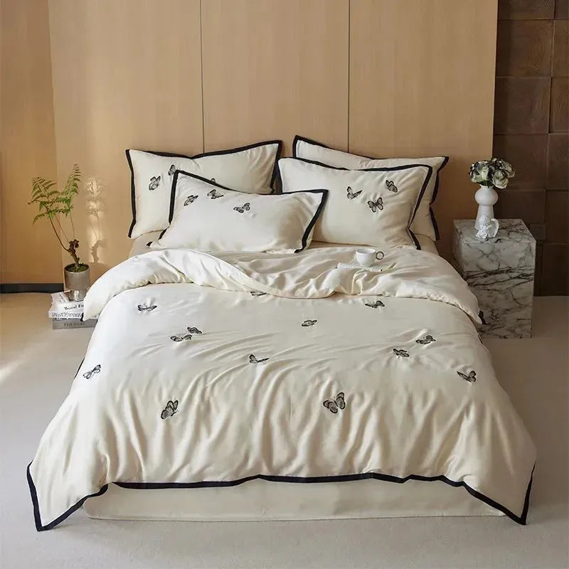 Awakening Butterfly Lyocell Duvet Cover Set - Fluffyslip