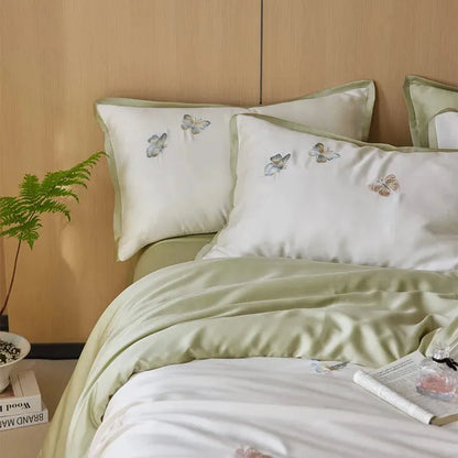 Awakening Butterfly Lyocell Duvet Cover Set - Fluffyslip