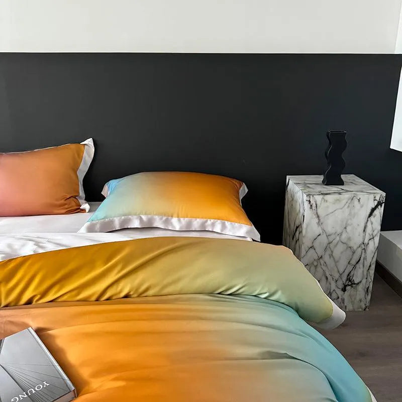 Ayana Gradient Shade Tencel Duvet Cover Set - Fluffyslip