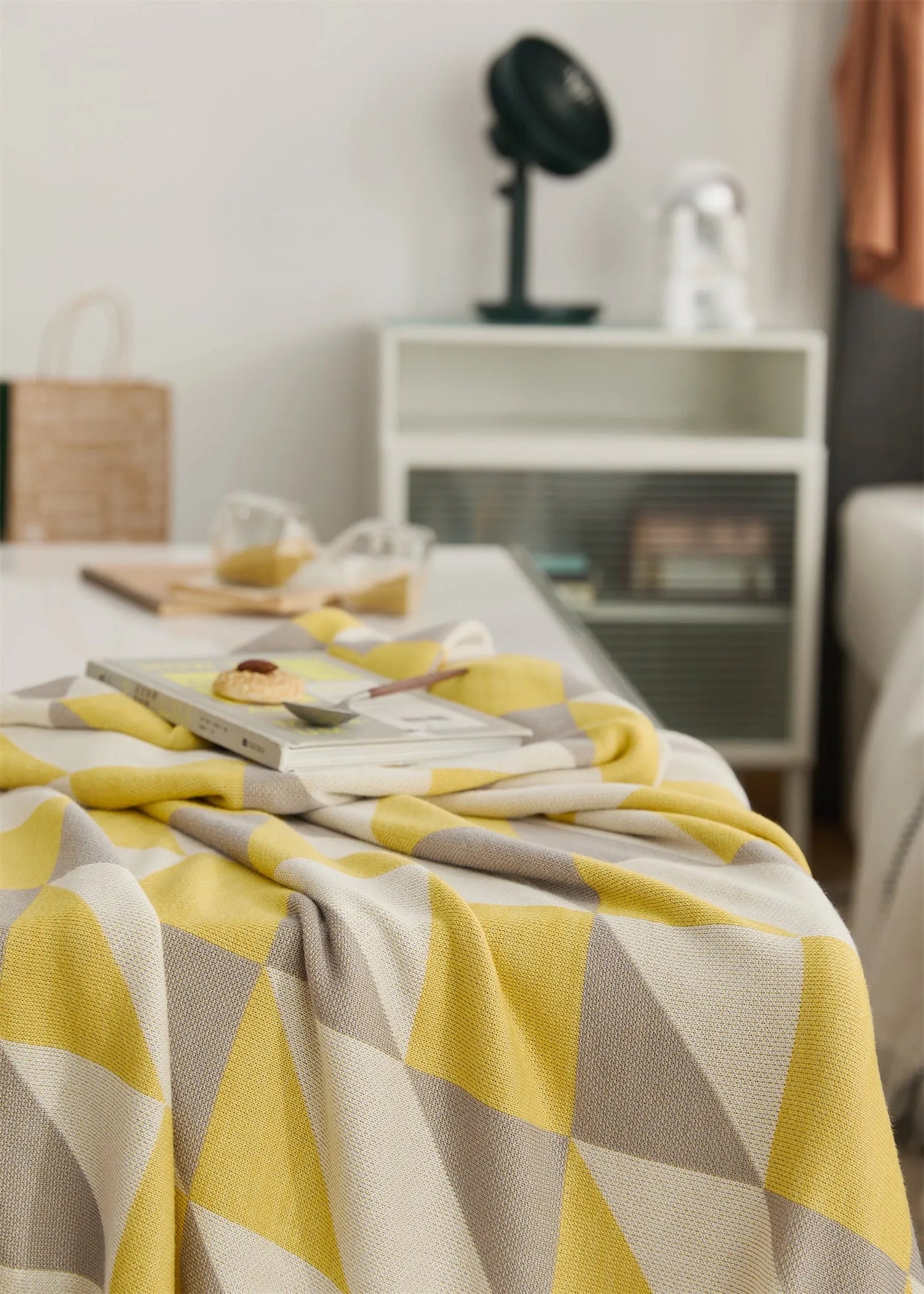 Bamboo Prism Cozy Throw Blanket