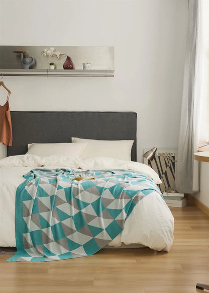 Bamboo Prism Cozy Throw Blanket