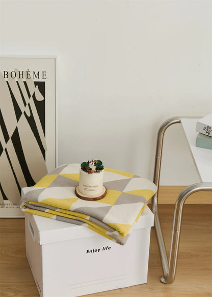 Bamboo Prism Cozy Throw Blanket