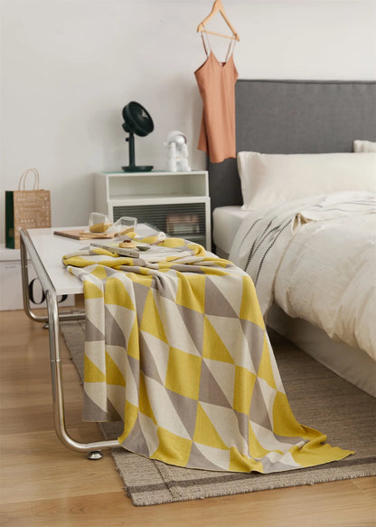 Bamboo Prism Cozy Throw Blanket