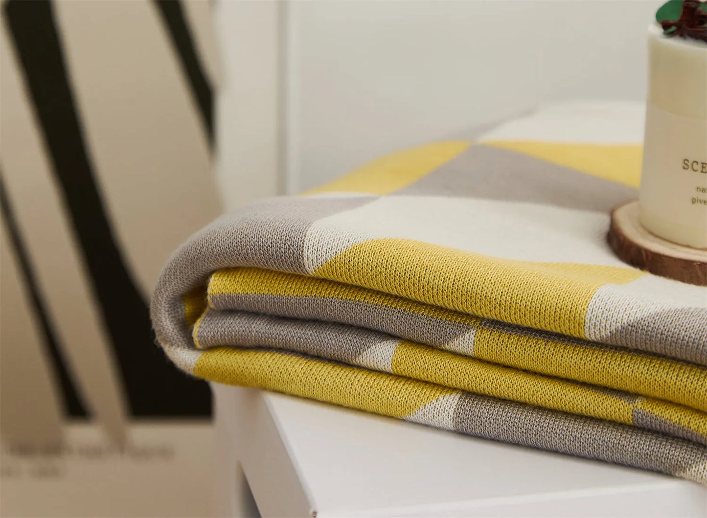 Bamboo Prism Cozy Throw Blanket