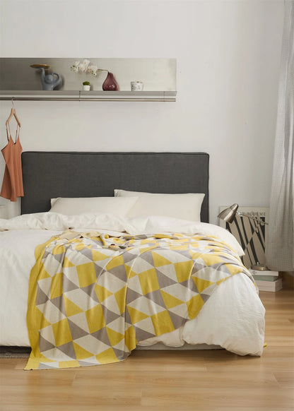 Bamboo Prism Cozy Throw Blanket