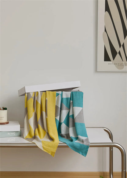 Bamboo Prism Cozy Throw Blanket
