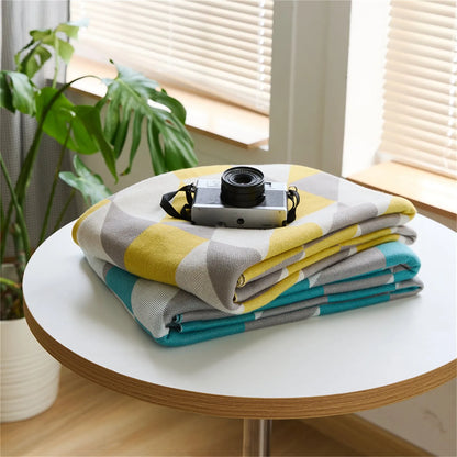 Bamboo Prism Cozy Throw Blanket