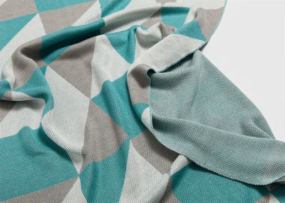 Bamboo Prism Cozy Throw Blanket