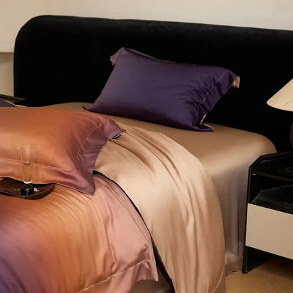 Before Night Gradient Lyocell Duvet Cover Set - Fluffyslip