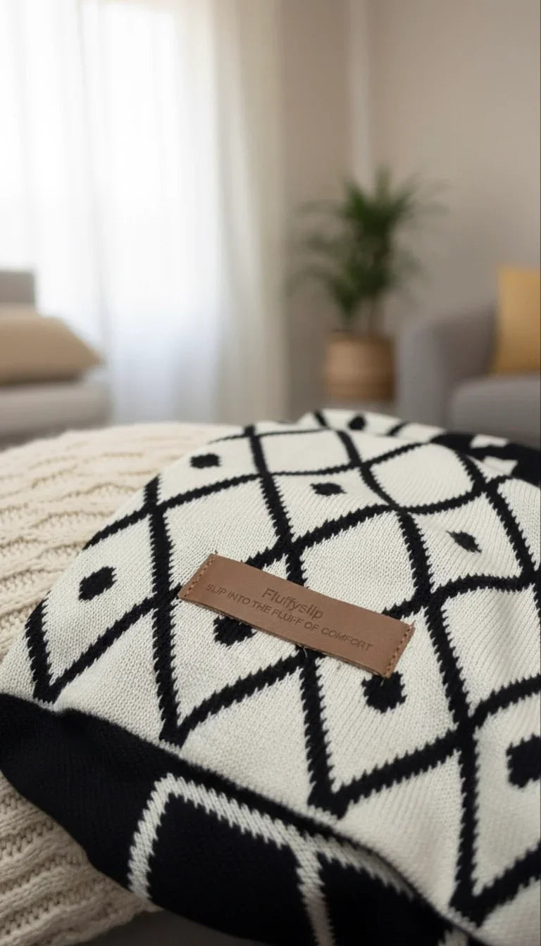 Benevolent Diamond Cotton Throw Blanket