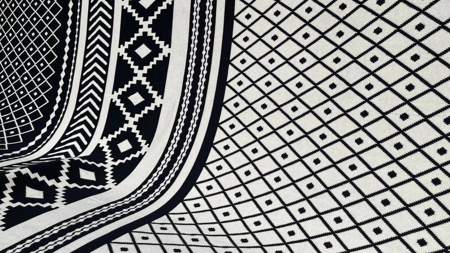 Benevolent Diamond Cotton Throw Blanket