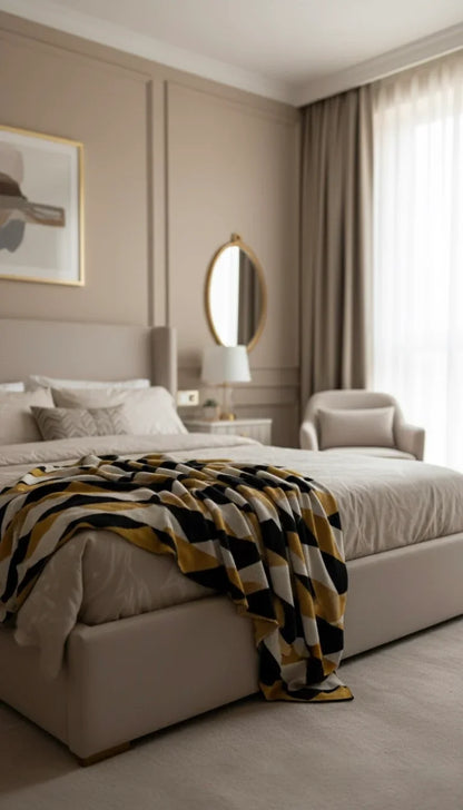 Berta Bee Cotton Throw Blanket