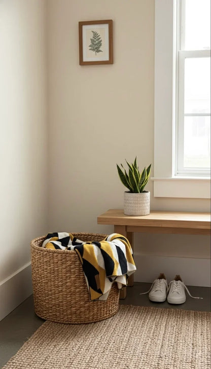 Berta Bee Cotton Throw Blanket