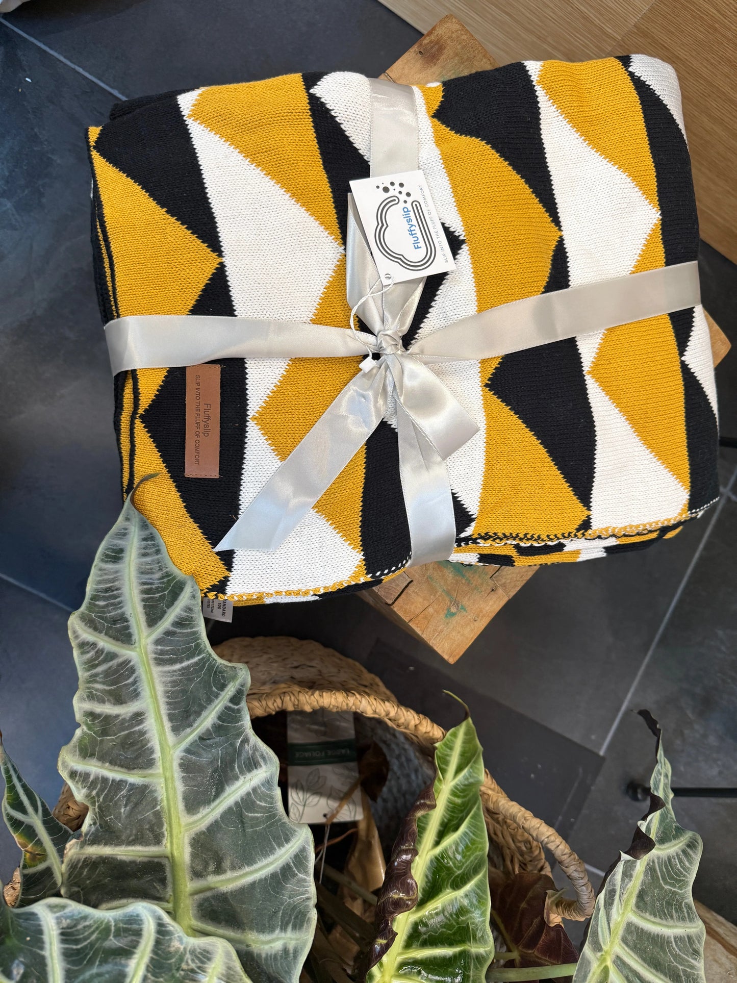 Berta Bee Cotton Throw Blanket