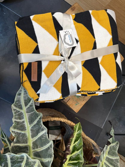 Berta Bee Cotton Throw Blanket