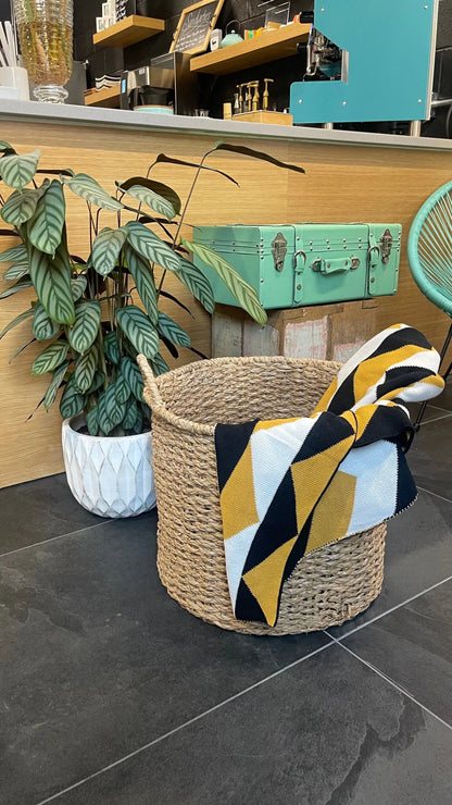 Berta Bee Cotton Throw Blanket